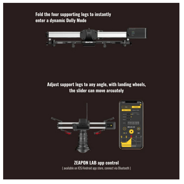 Zeapon Micro 2 E800 Motorized Double Distance Camera Slider - 8